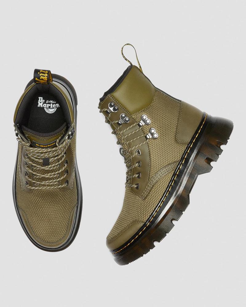 Dr Martens Tarik Neus Guard Utility Enkellaars Heren Olijfgroen | NL 353BEX